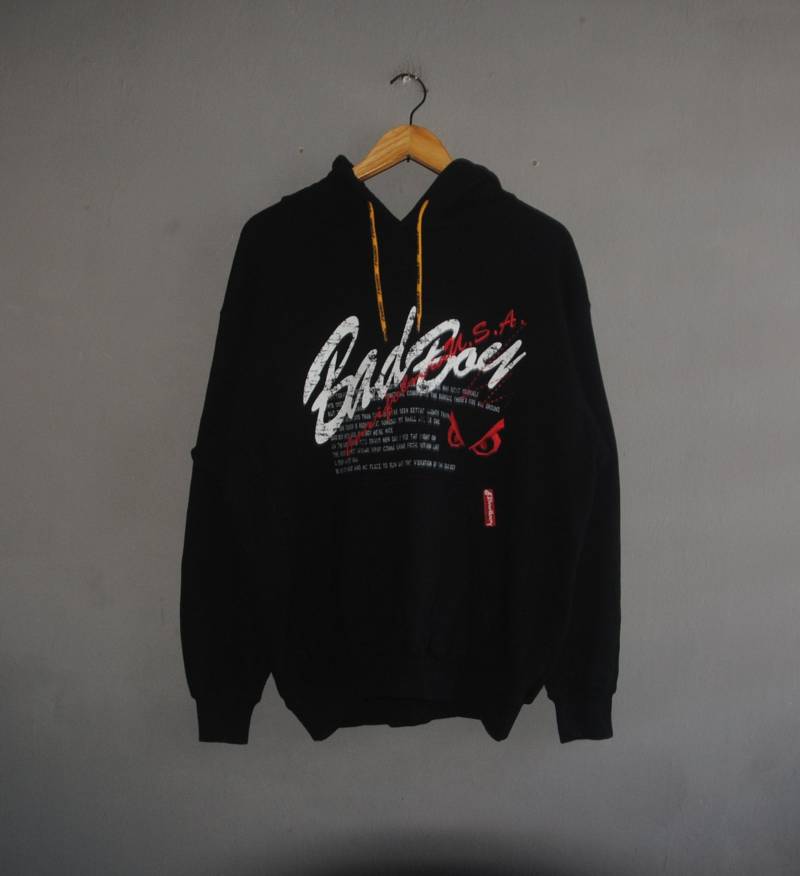 Vintage Bad Boy Usa 90Er Jahre Hip Hop Zipper Hoodie Pullover Größe Medium/streetwear Raw Vibes Swag Rapper Badboy 90S Crewneck von jonirotanvintage