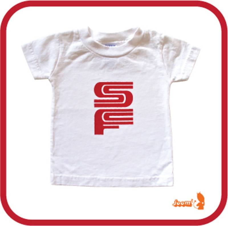 Weißes Sf Muni Kids T Shirt von joom
