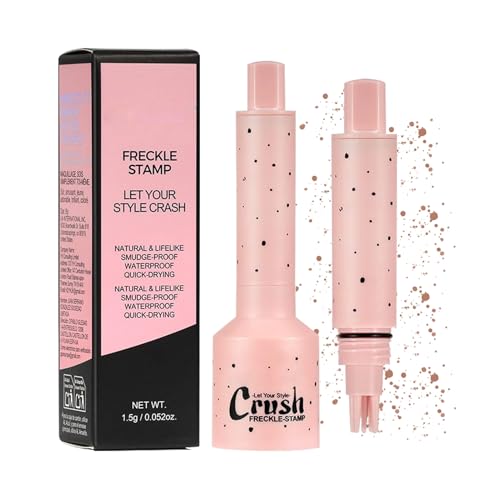 Faux Sommersprossens Stift, Natürlicher Lebensechter Fake Freckles Makeup Stift, Wasserdichtes Schweißsicher Gesicht Stempel Makeup, Langlebige Schnelle Trockene Gesichtsspot Stempel Stifte von jopiuieo