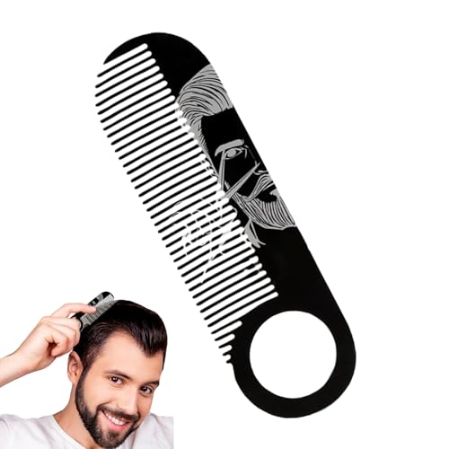 jopiuieo Schnurrbartkamm | feine Zahnbürste für Schnurrbart – ergonomische Haar-Detailing-Bürste, tragbares Herren-Zubehör, Styling-Werkzeuge für Reisen, Zuhause, Outdoor jopiuieo Schnurrbartkamm | feine Zahnbürste für Schnurrbart – ergonomische Haar-Detailing-Bürste, tragbares Herren-Zubehör, Styling-Werkzeuge für Reisen, Zuhause, Outdoor von jopiuieo