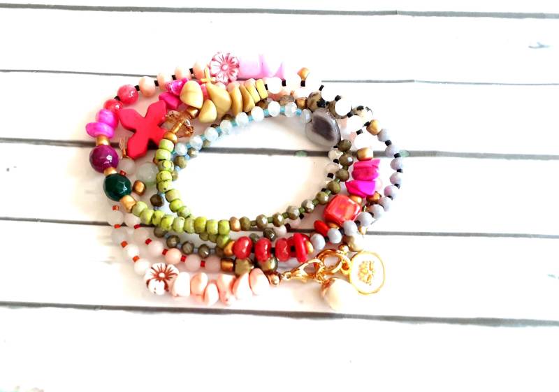 Perlenkette Wickelarmband Armband von josefine1961