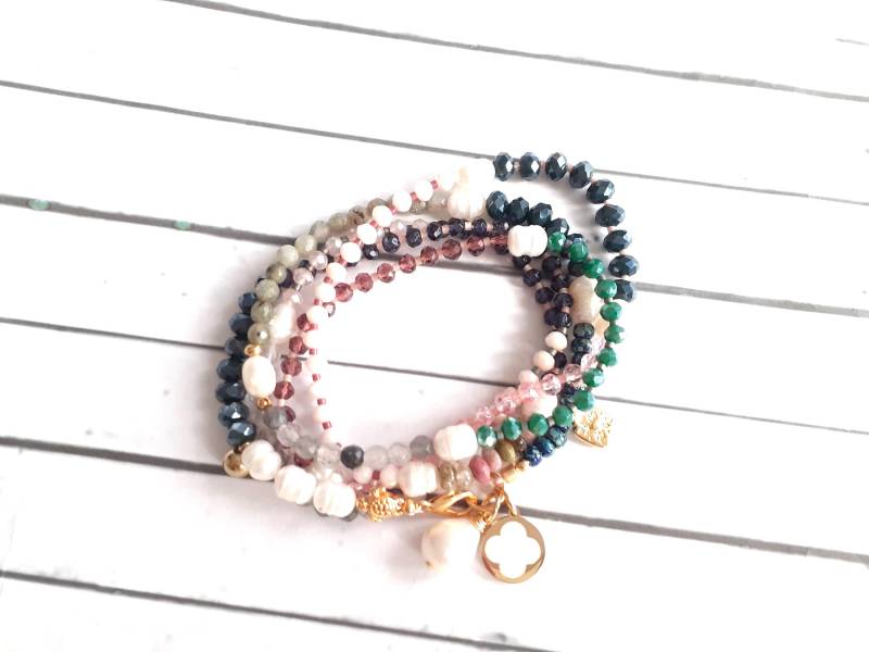 Perlenkette Wickelarmband Armband von josefine1961