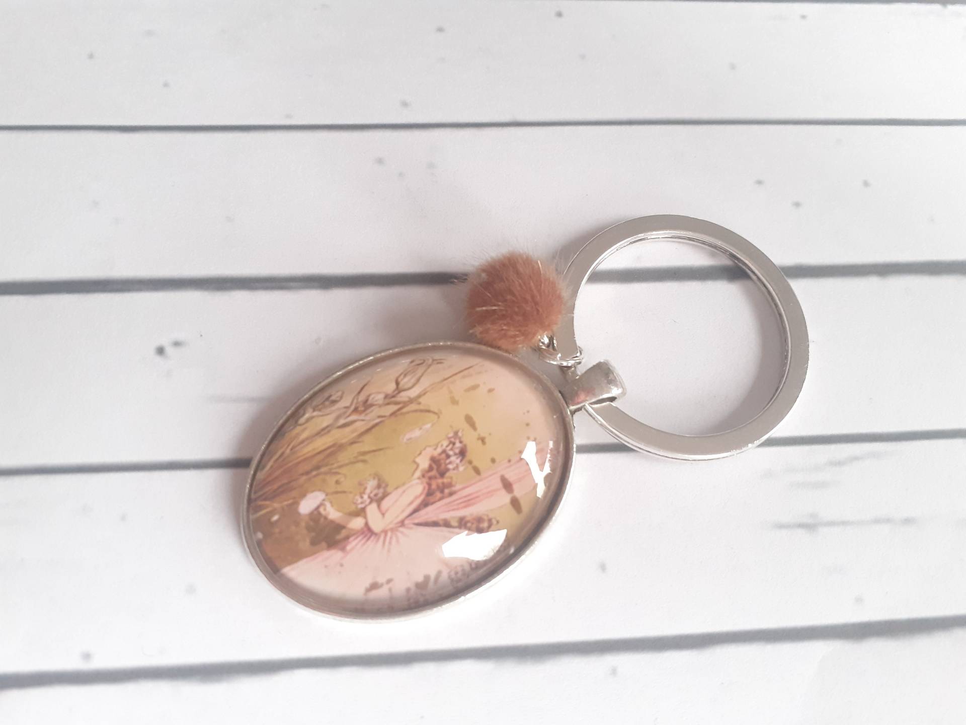 Schlüsselanhänger Cabochon Elfe Schlüsselanhänger Cabochon Elfe von josefine1961