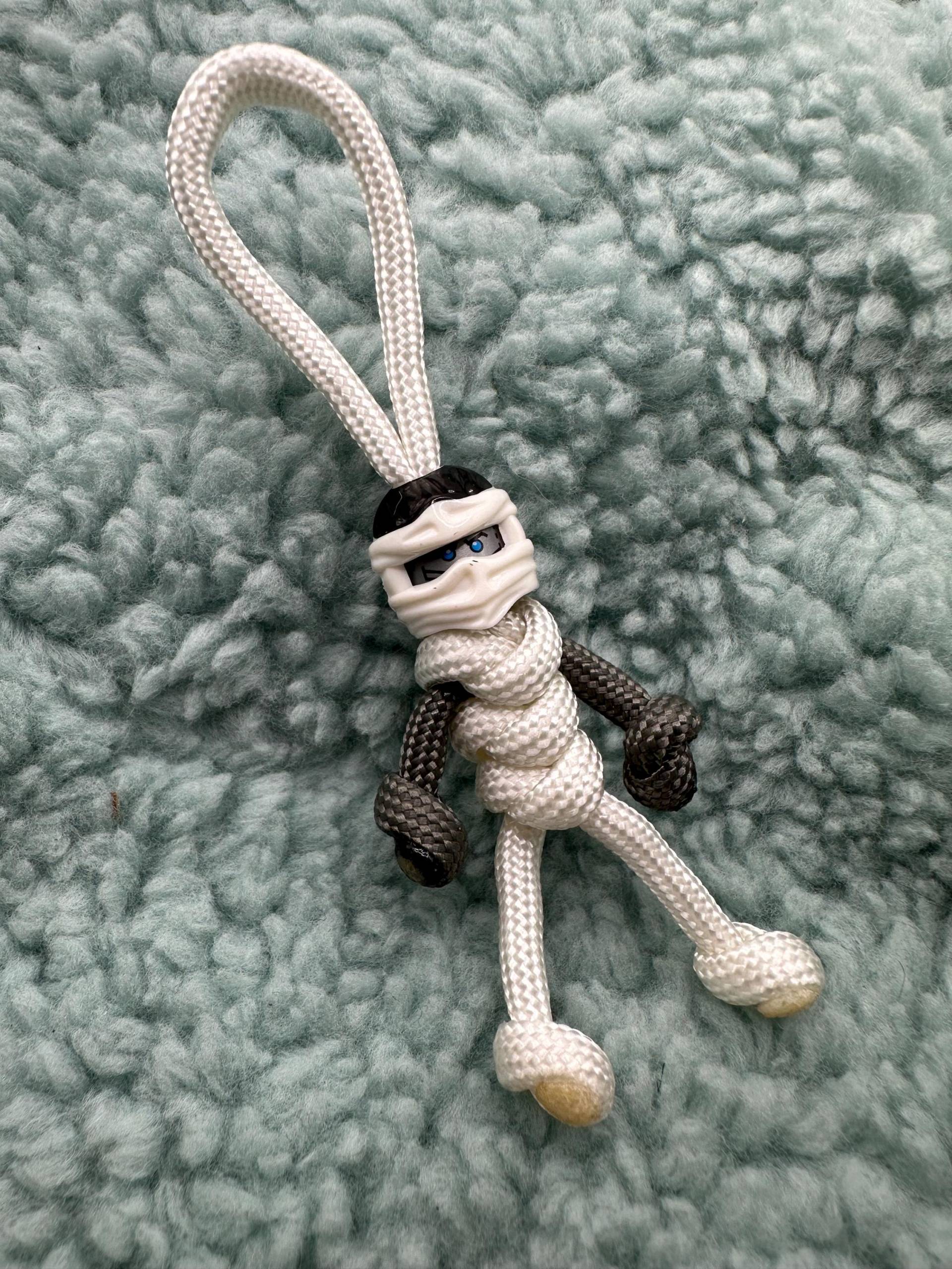 Schlüsselanhänger Paracord Ninja Weiß von joshy2022