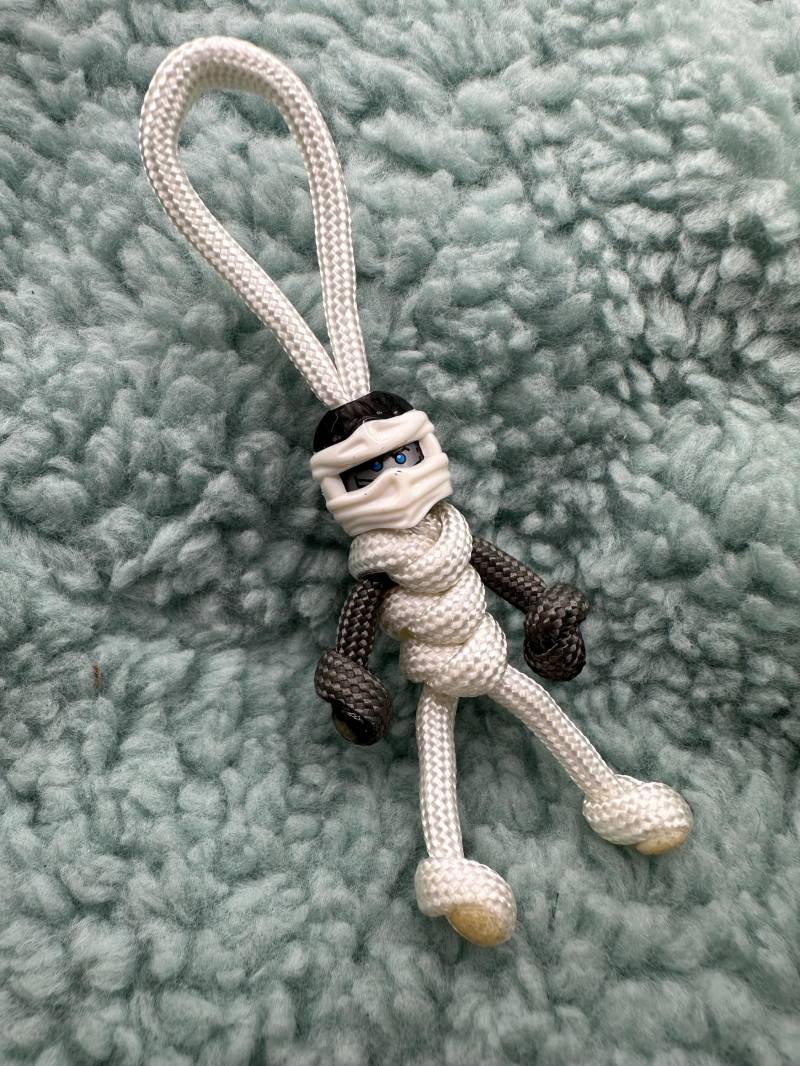 Schlüsselanhänger Paracord Ninja Weiß von joshy2022