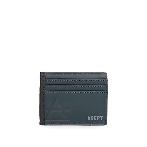 Adept Jim Horizontale Geldbörse mit Geldbörse Braun 11 x 8 x 1 cm Leder, braun, Quertasche mit Geldbörse von ADEPT