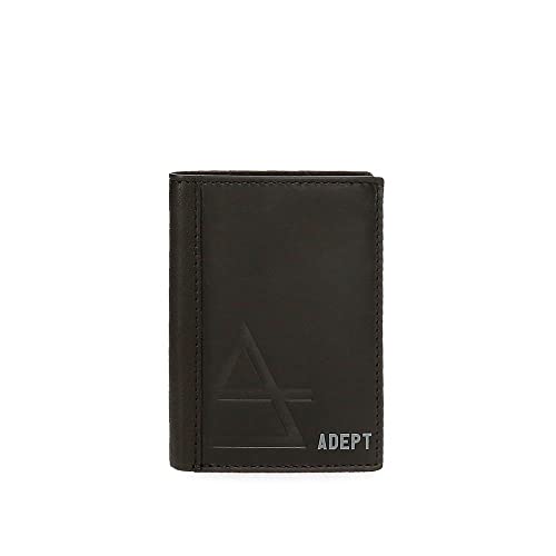 Adept Jim Kartenetui Braun 9,5 x 7,5 cm Leder, braun, kartenfaecher von ADEPT