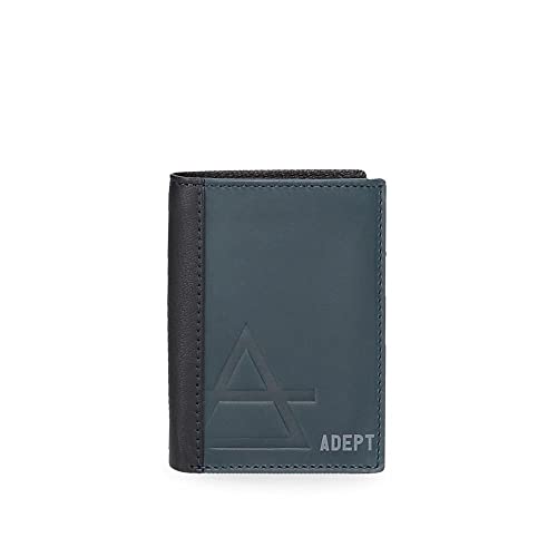 Adept Jim Querformat mit Klickverschluss braun 11 x 8,5 x 1 cm Leder, braun, Quertasche mit Klickverschluss von ADEPT