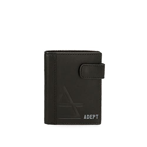 Adept Jim Geldbörse Braun 11 x 7 x 1,5 cm Leder, braun, Geldbeutel von ADEPT