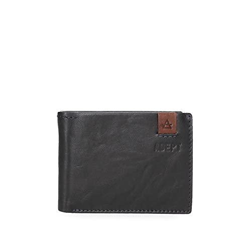 joumma bags,s.l. Adept MAX Geldbörse horizontal inkl, blau, Horizontale Geldbörse mit Geldbörse von ADEPT