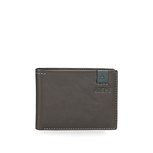 joumma bags,s.l. Adept MAX Geldbörse horizontal inkl, grau, Horizontale Geldbörse mit Geldbörse von ADEPT