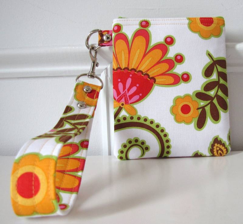 Blumige Reißverschluss-Armband-Tasche Blumige Reißverschluss-Armband-Tasche von jpleasant