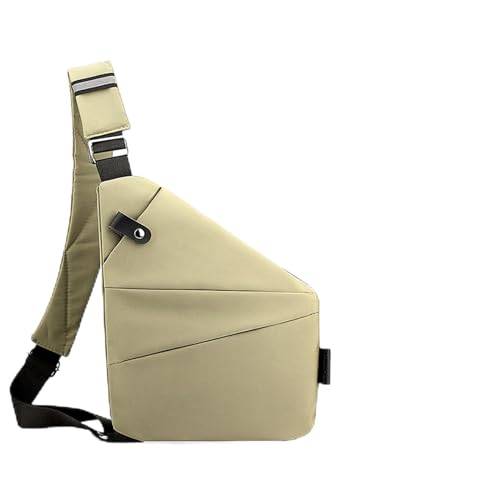 Anti-Diebstahl-Tasche, Anti-Diebstahl-Reisetasche, schlanke Umhängetasche, Umhängetasche für Damen und Herren (A7,Left Shoulder) von jqyddm