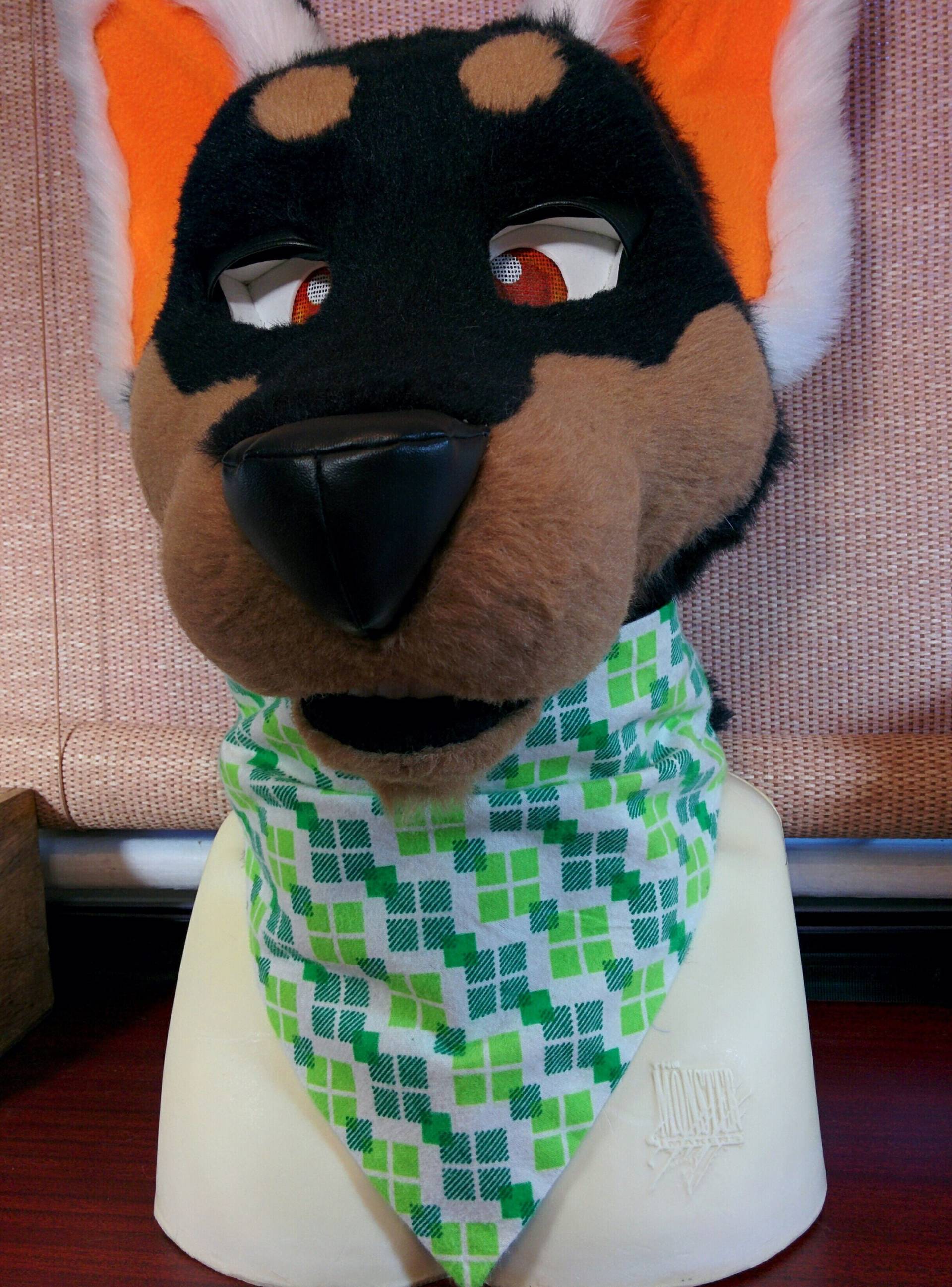 Fursuit Bandana - Grüne Quadrate Fursuit Bandana - Grüne Quadrate von jsDirtDog