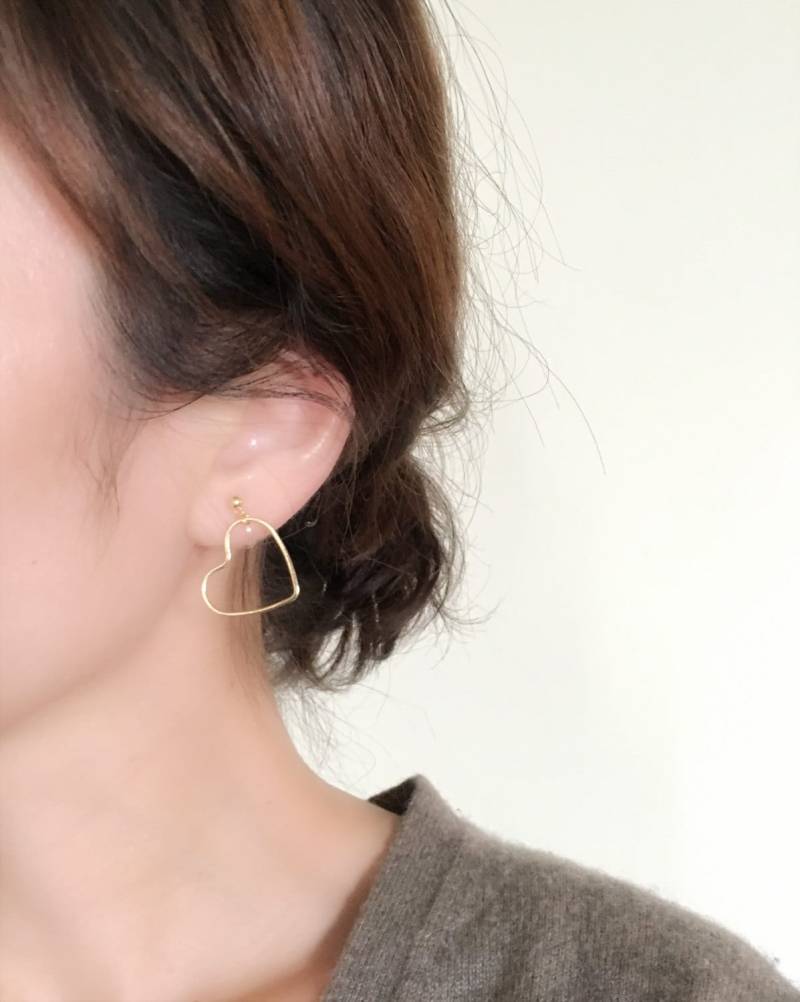 Herzförmige Drahtohrringe, Unsichtbare Nicht Durchbohrte Minimalist, Geschenk Für Sie, Einfache Ohrhänger Herzförmige Drahtohrringe, Unsichtbare Nicht Durchbohrte Minimalist, Geschenk Für Sie, Einfache Ohrhänger von jstarscanada