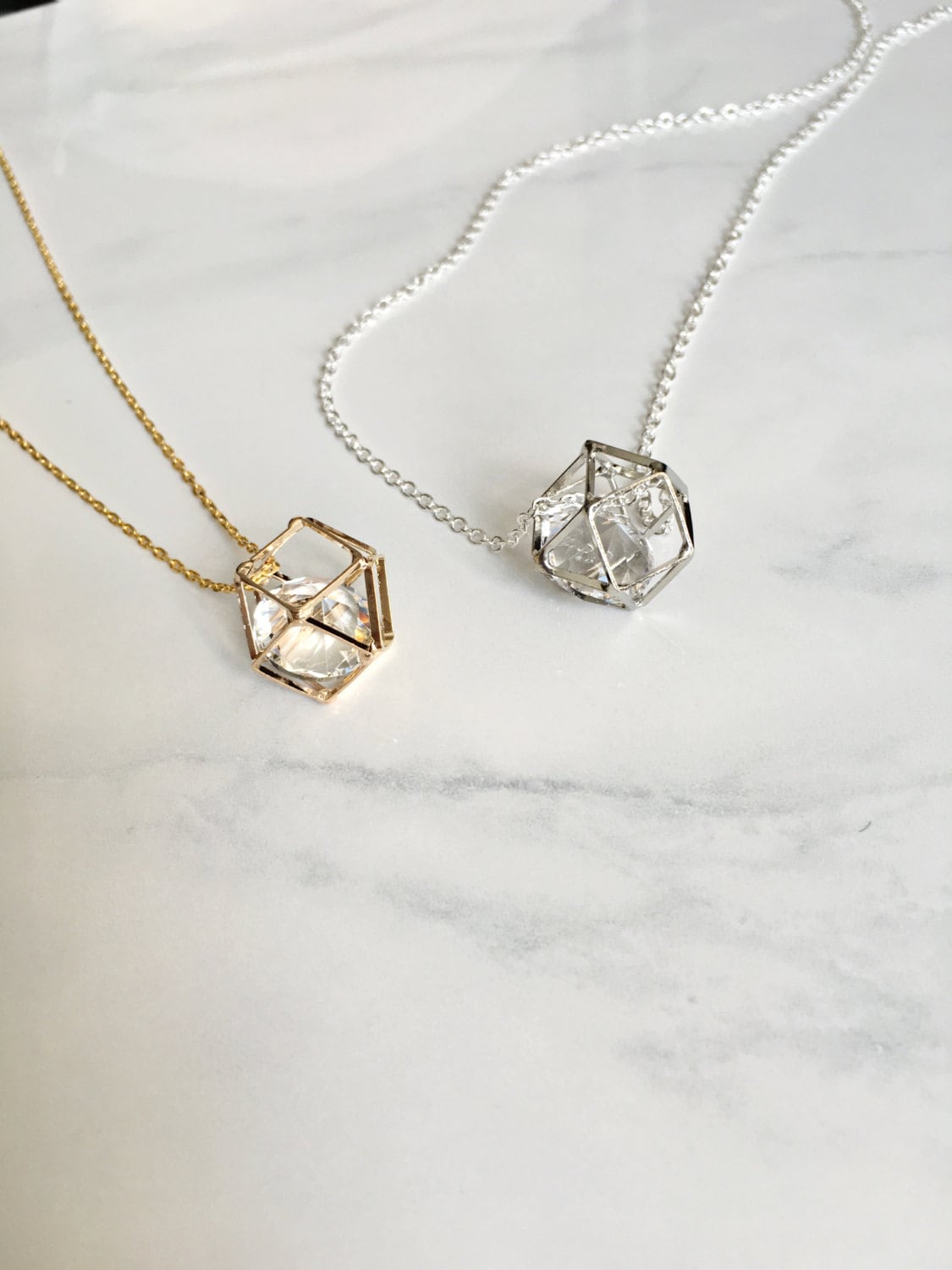 Lange Halskette Mit Zirkon Charm Anhänger von jstarscanada