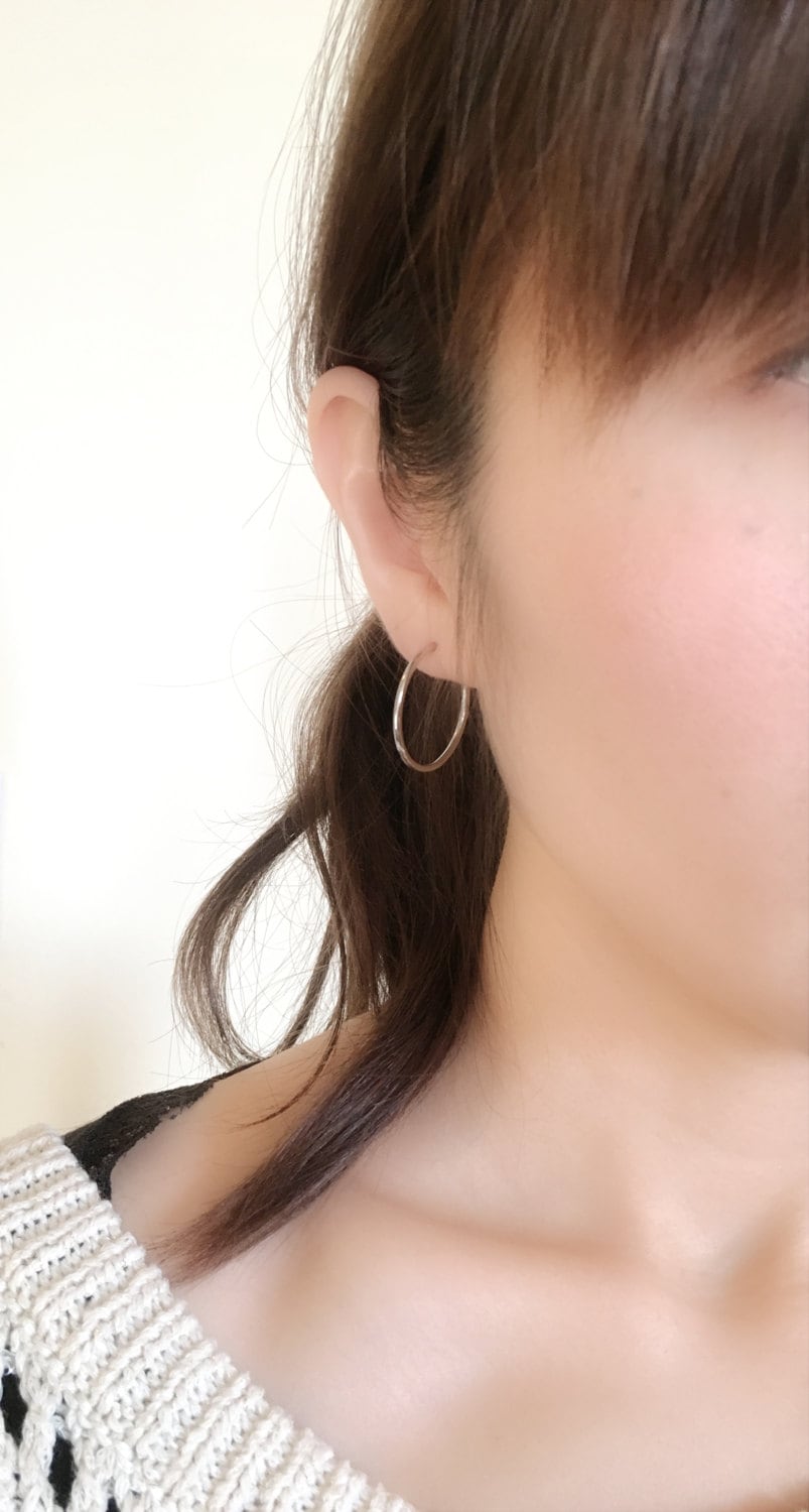 Nicht Durchbohrte Creolen, Look Creolen Alltagsschmuck von jstarscanada