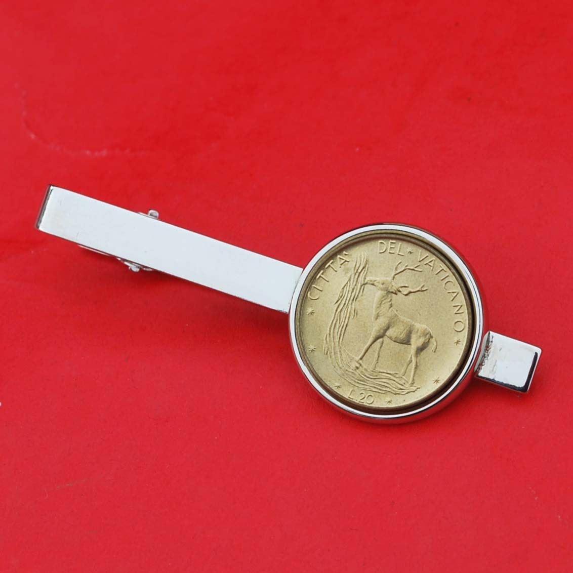 1970 Vatikan 20 Lire Bu Unc Münze Rot Hirsch Krawatte Clip Wildlife Animal 1970 Vatikan 20 Lire Bu Unc Münze Rot Hirsch Krawatte Clip Wildlife Animal von jt6740