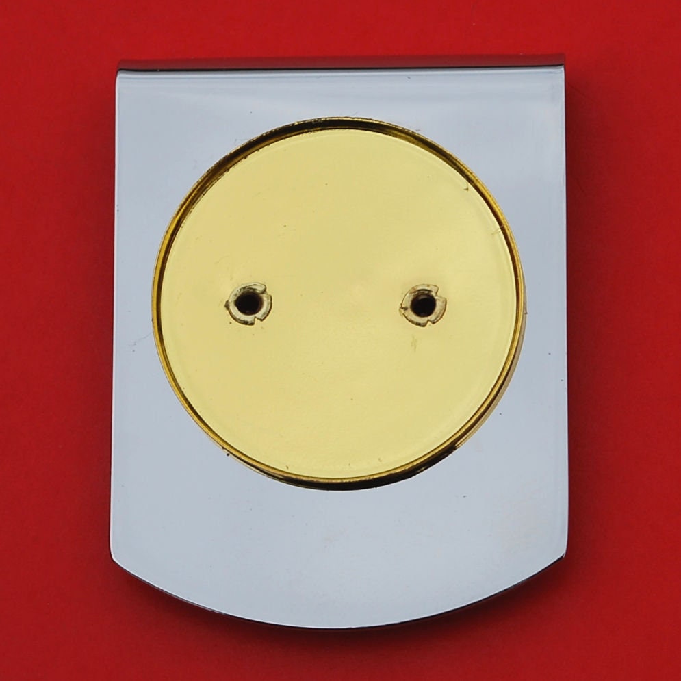 Blank Edelstahl Geldscheinklammer | Groß M. Münzblende Für Us Half Dollars & Andere Münzen Oder Cabochons Mit Einem Durchmesser Von 31 Mm Neu von jt6740