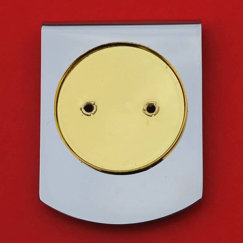 Blank Edelstahl Geldscheinklammer | Groß M. Münzblende Für Us Half Dollars & Andere Münzen Oder Cabochons Mit Einem Durchmesser Von 31 Mm Neu von jt6740