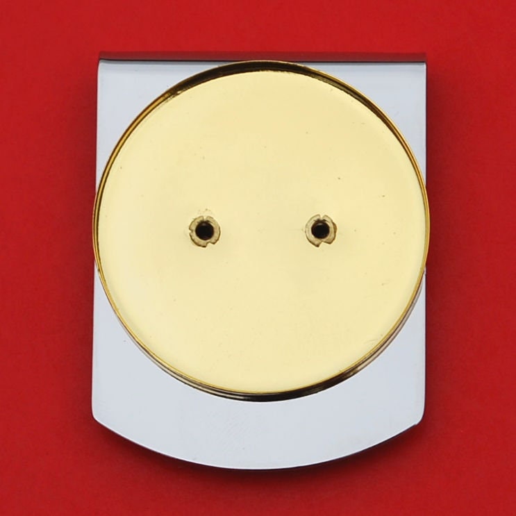 Blank Edelstahl Geldscheinklammer | Groß M. Münzblende Für Us Silberdollars Und Andere Münzen Oder Cabochons Mit Einem Durchmesser Von 38 Mm Neu von jt6740