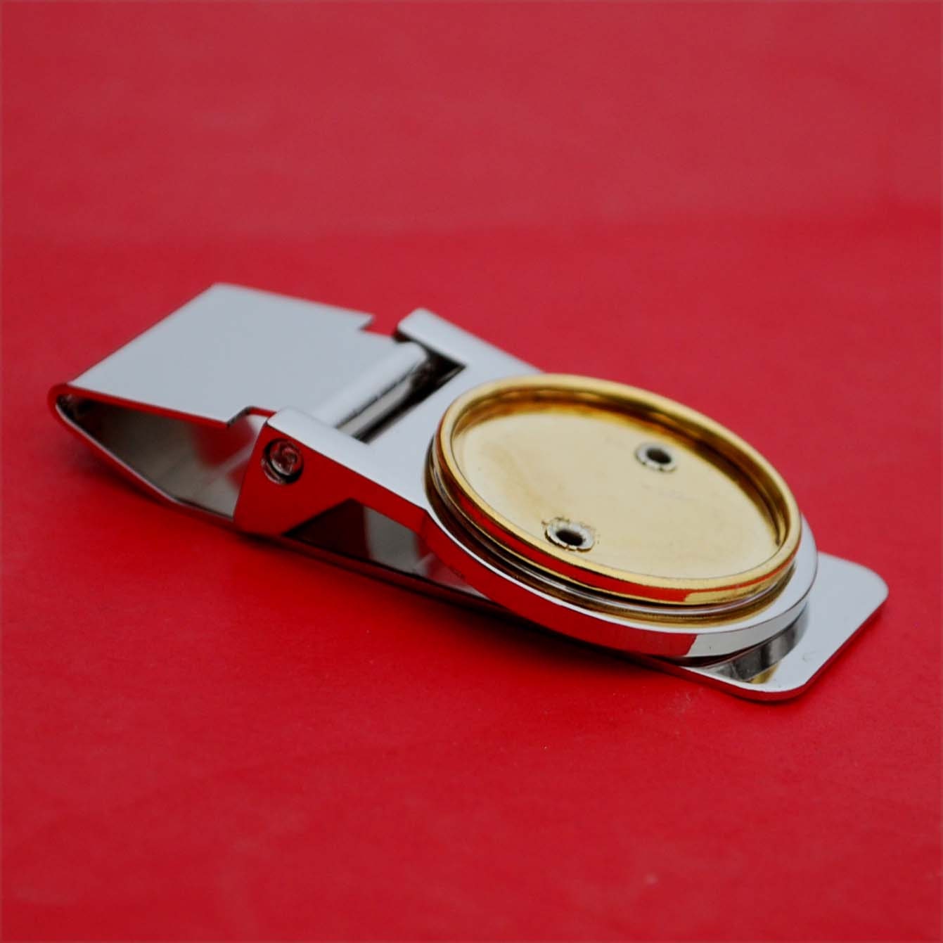Blank Klapp Geldscheinklammer Zubehör M. Münzblende Für Us Quarters & Andere Münzen Mit Einem Durchmesser Von 24 Mm ~ 24, 26 Neu Blank Klapp Geldscheinklammer Zubehör M. Münzblende Für Us Quarters & Andere Münzen Mit Einem Durchmesser Von 24 Mm ~ 24, 26 Neu von jt6740
