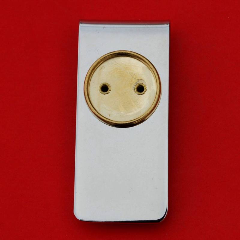 Blank Silber Vergoldet Massive Messing Geld Clip Erkenntnisse W. Münze Lünette Zu Passen Us Penny & Andere 19 Mm Durchmesser Münzen Oder Cabochons Blank Silber Vergoldet Massive Messing Geld Clip Erkenntnisse W. Münze Lünette Zu Passen Us Penny & Andere 19 Mm Durchmesser Münzen Oder Cabochons von jt6740