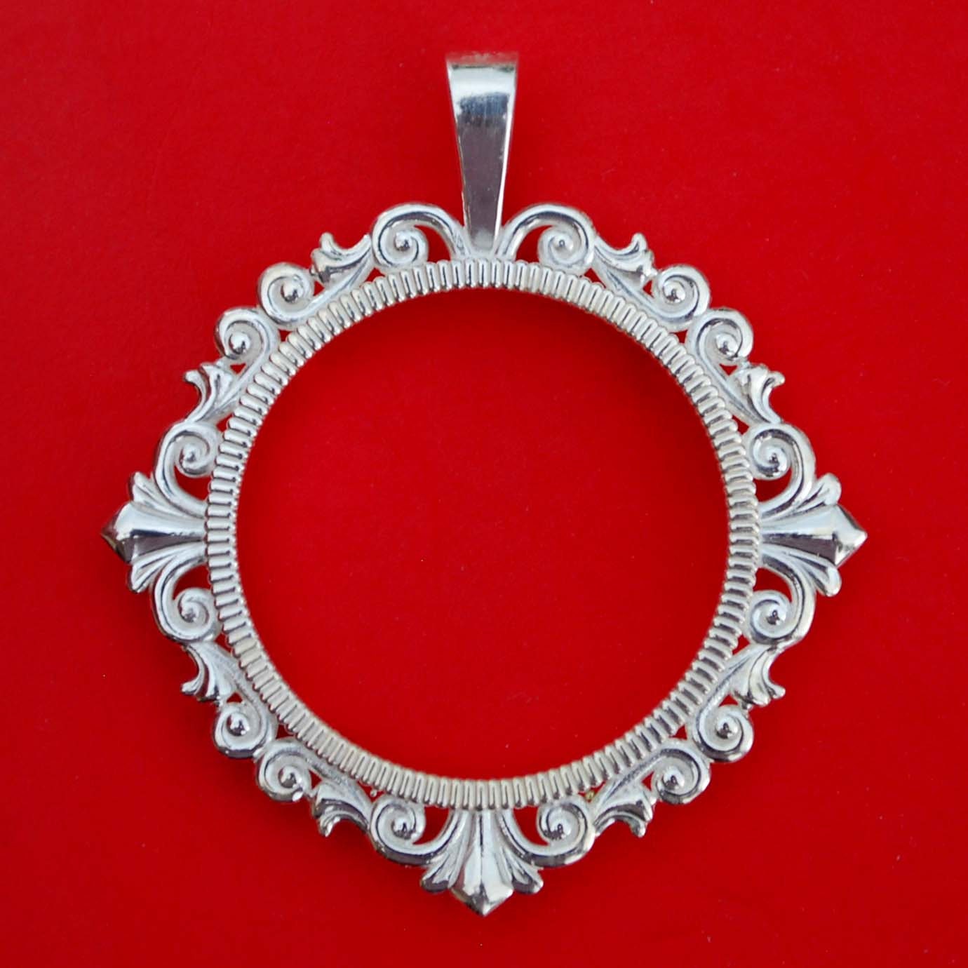 Solide 925 Sterling Silber Münze Lünette Rahmenfassung Für Münzen Mit Einem Durchmesser Von 25 Mm Bis 25, 3 Solide 925 Sterling Silber Münze Lünette Rahmenfassung Für Münzen Mit Einem Durchmesser Von 25 Mm Bis 25, 3 von jt6740