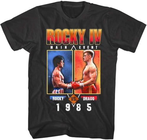 Rocky 4 Boxing Main Event Herren T-Shirt Balboa Versus Ivan Drago 1985 Poster, Tsbpp-3029, L Rocky 4 Boxing Main Event Herren T-Shirt Balboa Versus Ivan Drago 1985 Poster, Tsbpp-3029, L von jtfpsnbc