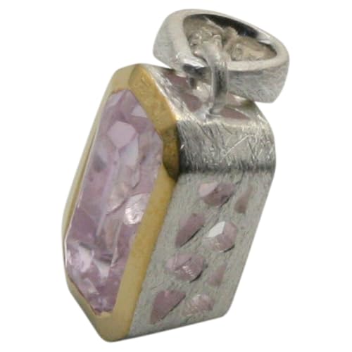 Besonderer Anhänger 925er Silber strahlender Kunzit von ju .q SILBER