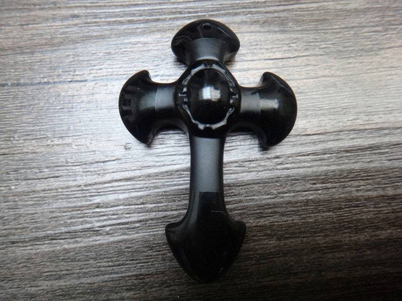 Kreuz Anhänger Schutzpatron Natürliche Obsidian Kreuz Anhänger Schutzpatron Natürliche Obsidian von juat