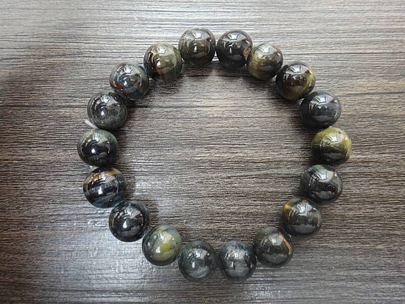 Natürliche Blue Tiger Eye Perlen Armband Natürliche Blue Tiger Eye Perlen Armband von juat