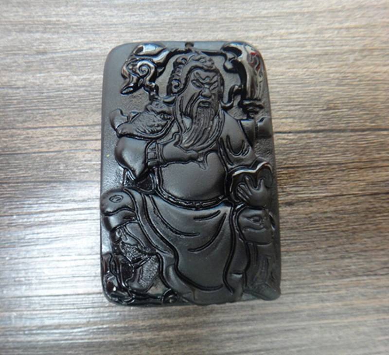 Natürliche Obsidian Guan Yu Schildkröte Amulett Natürliche Obsidian Guan Yu Schildkröte Amulett von juat
