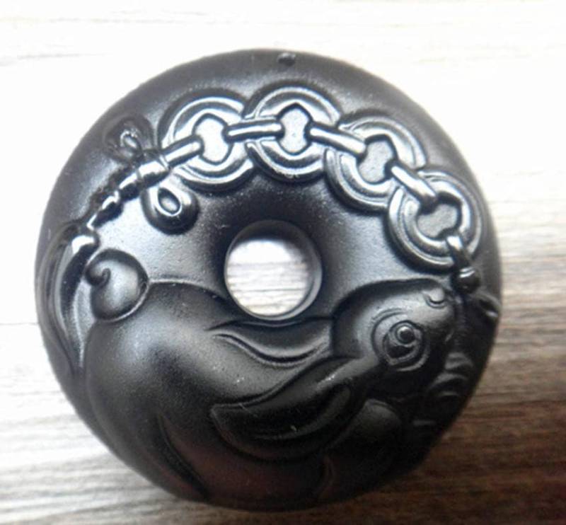 Natürliche Obsidian Kaninchen Maskottchen Natürliche Obsidian Kaninchen Maskottchen von juat