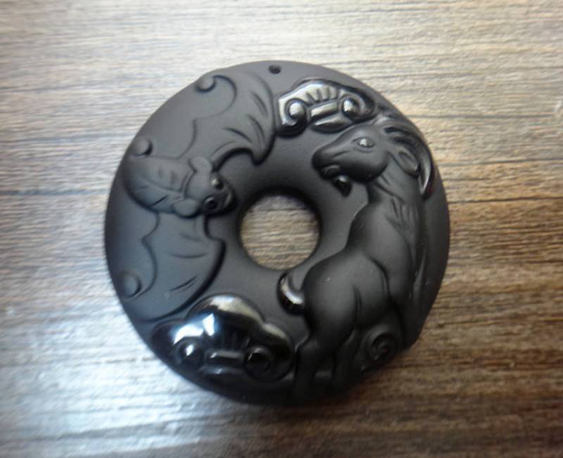 Natürliche Obsidian Sternzeichen Schaf Anhänger Männlich Und Weiblich Natürliche Obsidian Sternzeichen Schaf Anhänger Männlich Und Weiblich von juat