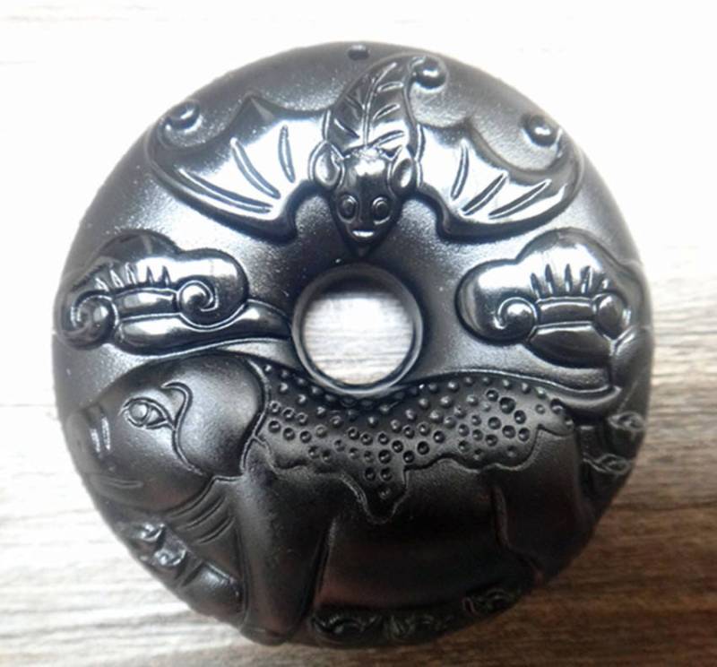 Natürliche Obsidian Sternzeichen Schwein Anhänger Männlich Und Weiblich Natürliche Obsidian Sternzeichen Schwein Anhänger Männlich Und Weiblich von juat