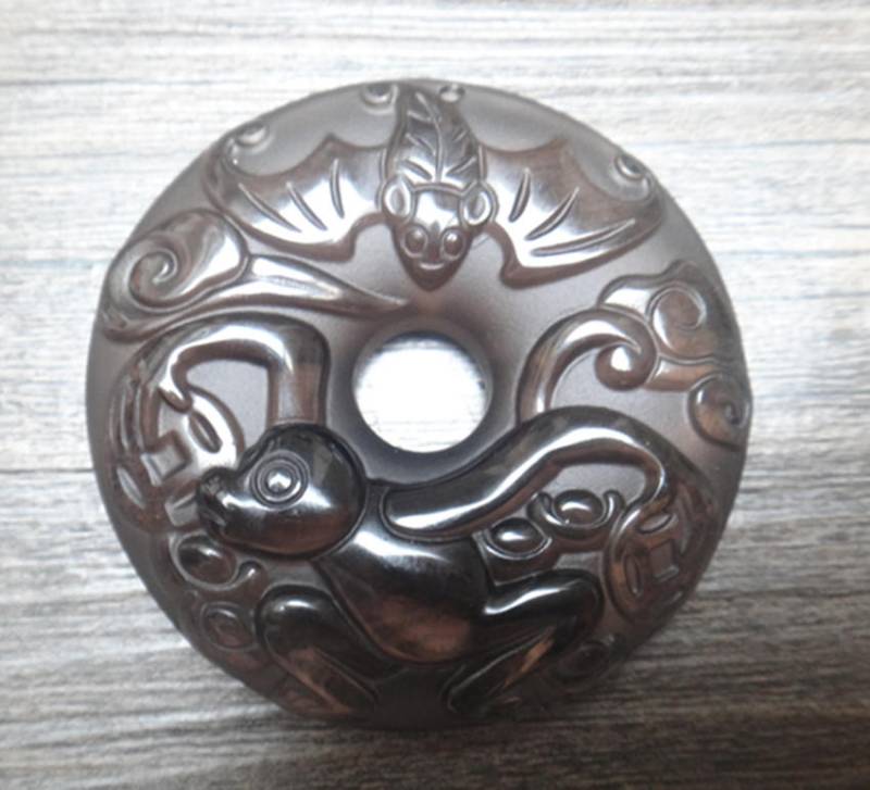 Natürlichem Eis-Arten Von Obsidian Anhänger Affe Amulett Natürlichem Eis-Arten Von Obsidian Anhänger Affe Amulett von juat