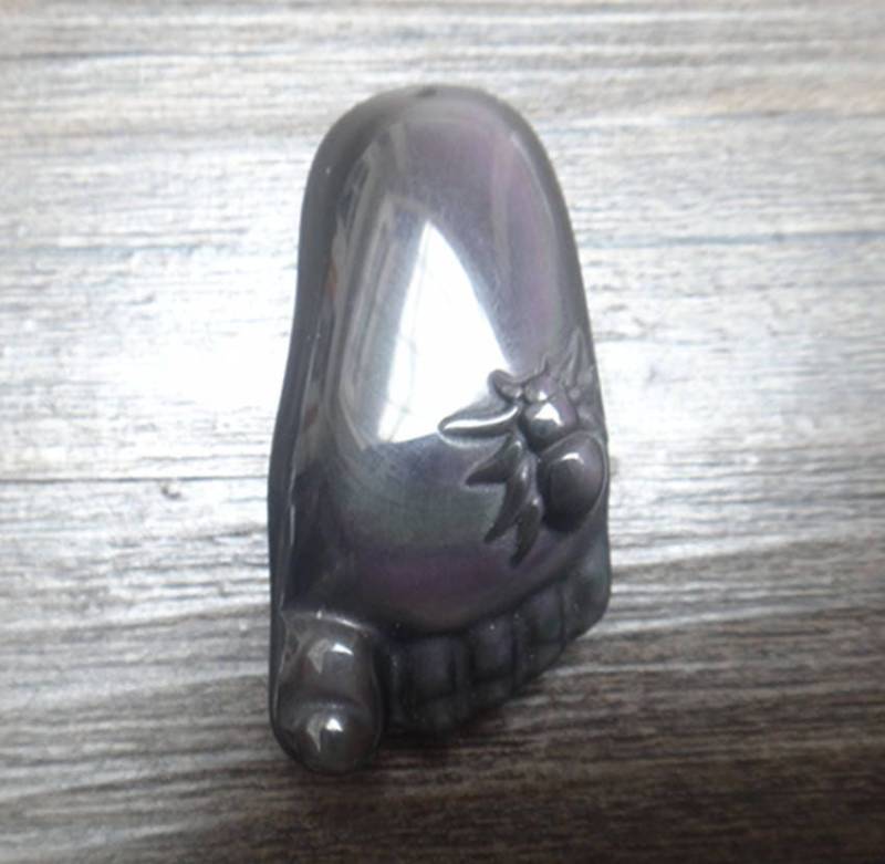 Natur Eis Farbe Regenbogen Auge Obsidian Anhänger "Zufriedenheit" Natur Eis Farbe Regenbogen Auge Obsidian Anhänger "Zufriedenheit" von juat