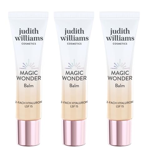 Judith Williams Cosmetics Magic Wonder Face Balm Set 3 tlg. – getönte Tagescreme mit LSF und Anti-Aging-Effekt, feuchtigkeitsspendende und hauttonanpassende BB Cream – 90 ml von judithwilliams