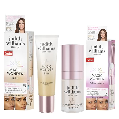 Judith Williams Cosmetics Magic Wonder Glow Serum und Face Balm – getönte Tagescreme mit LSF und Beauty Serum für einen ebenmäßigen glowy Teint – 90 ml von judithwilliams