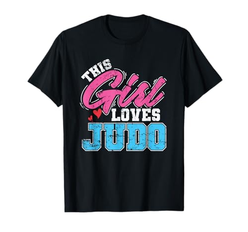 Judo Dieses Mädchen liebt Judo T-Shirt von judo martial arts mat throw fight belt dan rank