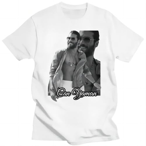 jujiabao New-T-SHIRT-Daydreamer-le-ali-del-sogno-attore-Can-Yaman-turco-tshirt-fino-alla-5XL(1) White L von jujiabao