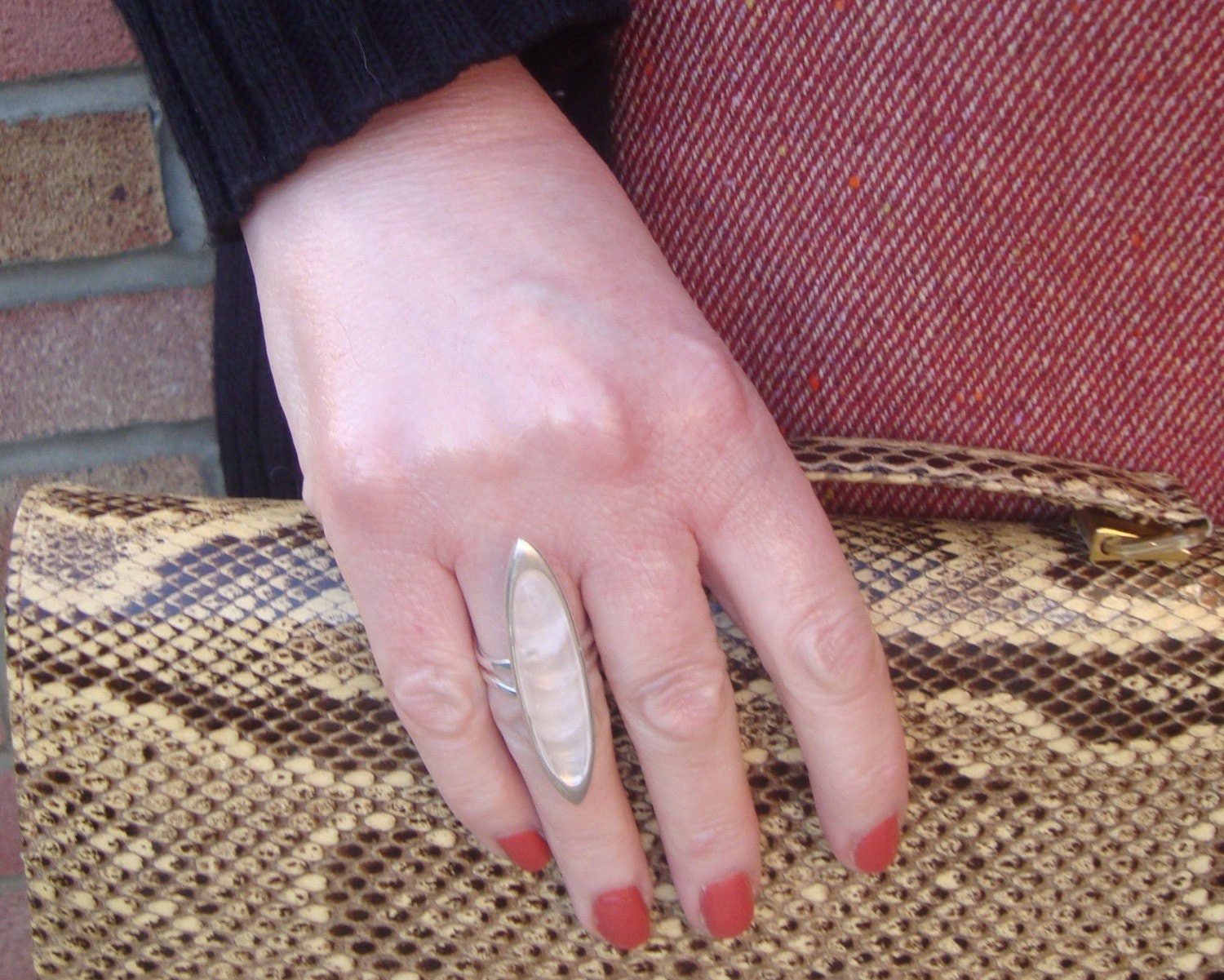 Rosenquarz Ring Versilbert Einstellbar Boho Statement Schmuck Rosenquarz Ring Versilbert Einstellbar Boho Statement Schmuck von jujujewellery