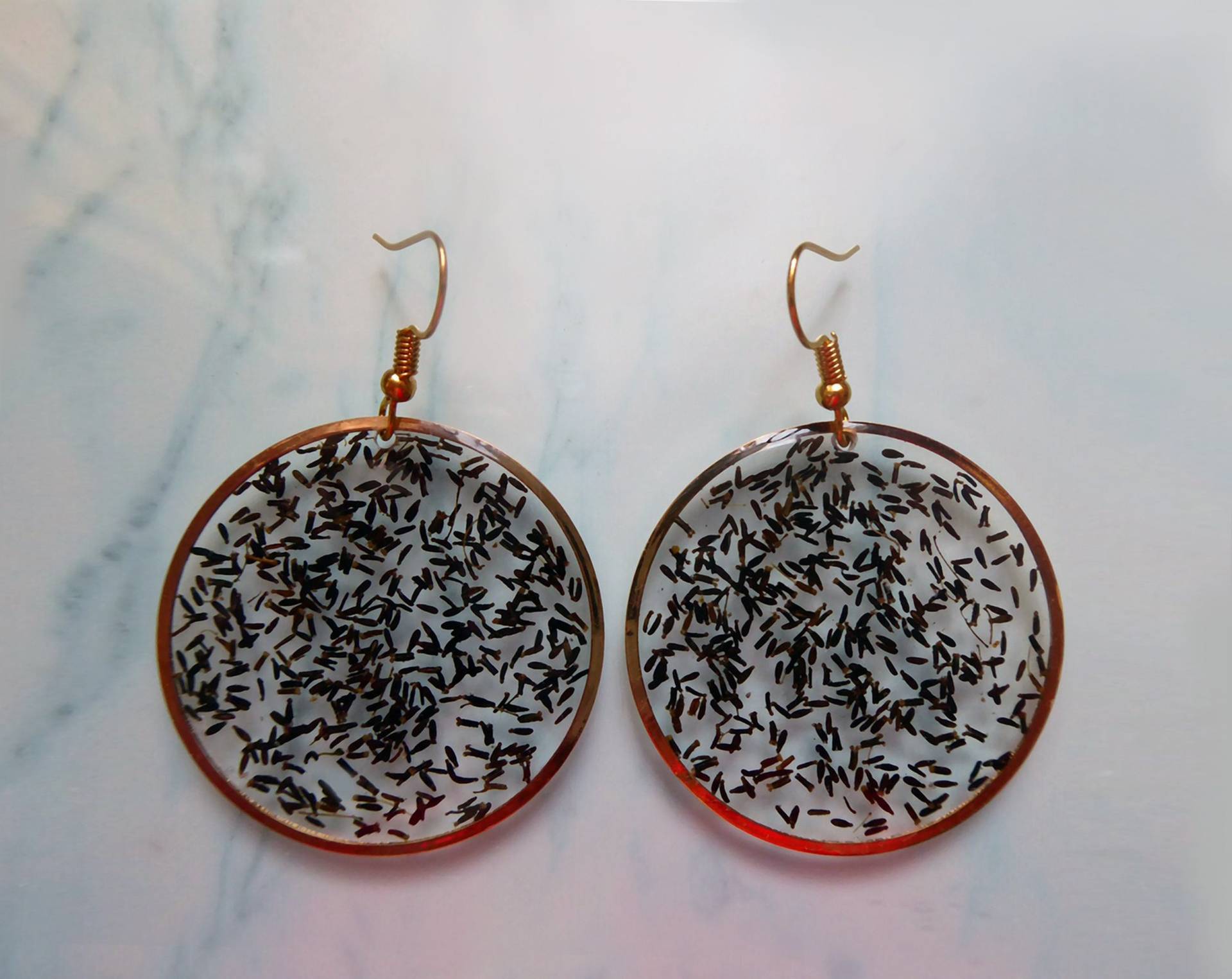 Einzigartige Handgemachte Samen Ohrringe, Natürliches Schmuckgeschenk Für Sie von julialinjewelry