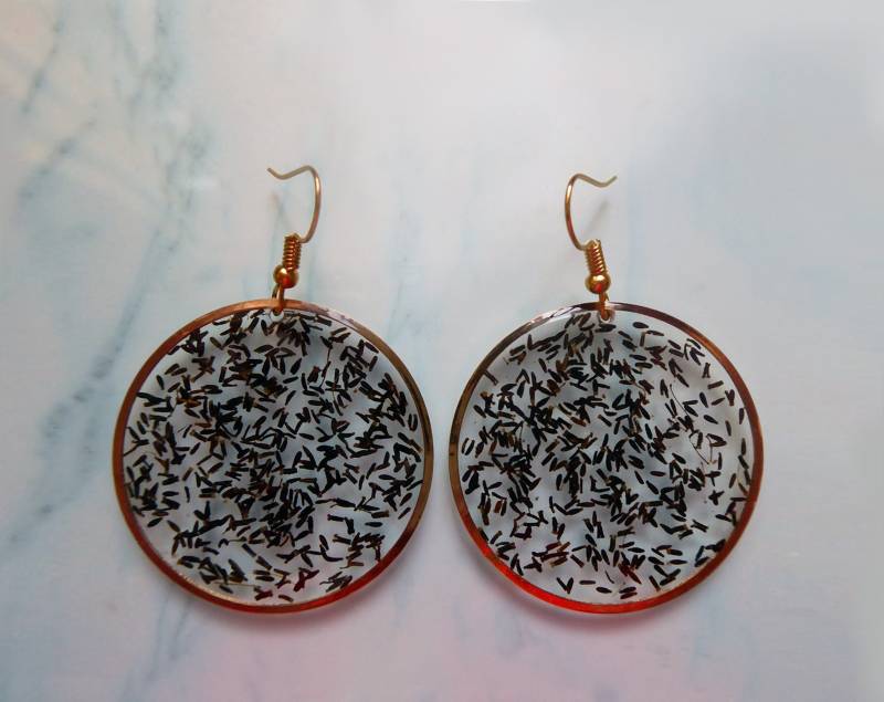 Einzigartige Handgemachte Samen Ohrringe, Natürliches Schmuckgeschenk Für Sie von julialinjewelry