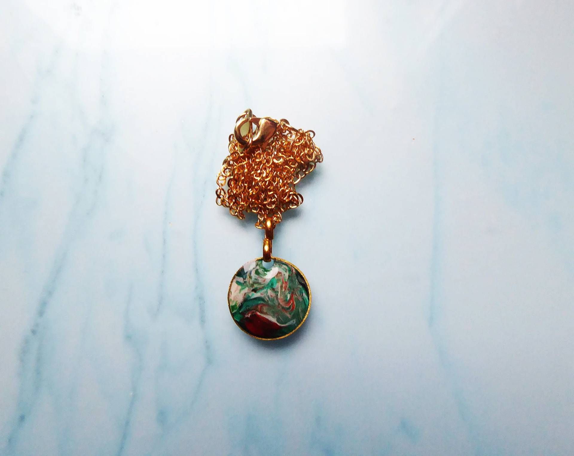 Einzigartige Kunsthalskette, Geschenk Für Freundin von julialinjewelry