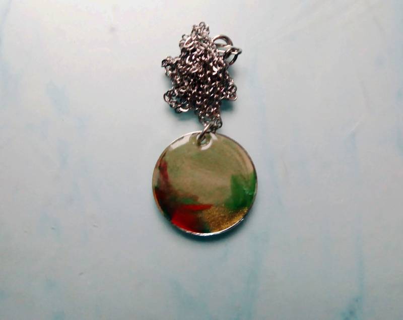 Einzigartiger Kunstanhänger, Handgefertigter Boho-Schmuck Für Sie von julialinjewelry