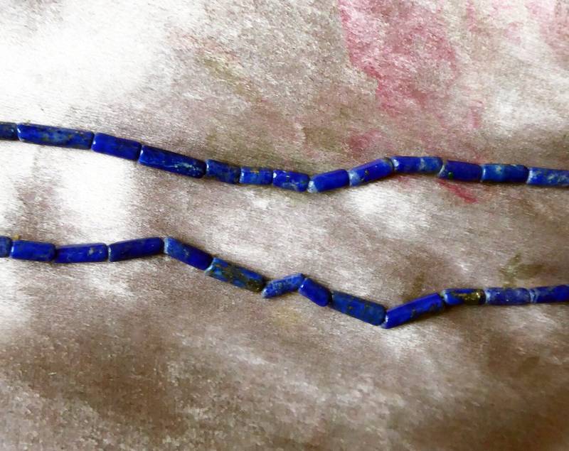 Lapislazuli Halskette, Blauer Edelstein Schmuck Geschenk von julialinjewelry