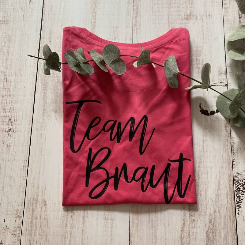 Jga T-Shirts Team Braut Bride Hochzeit Junggesellinenabschied Geschenk Trauzeugin von juliatella
