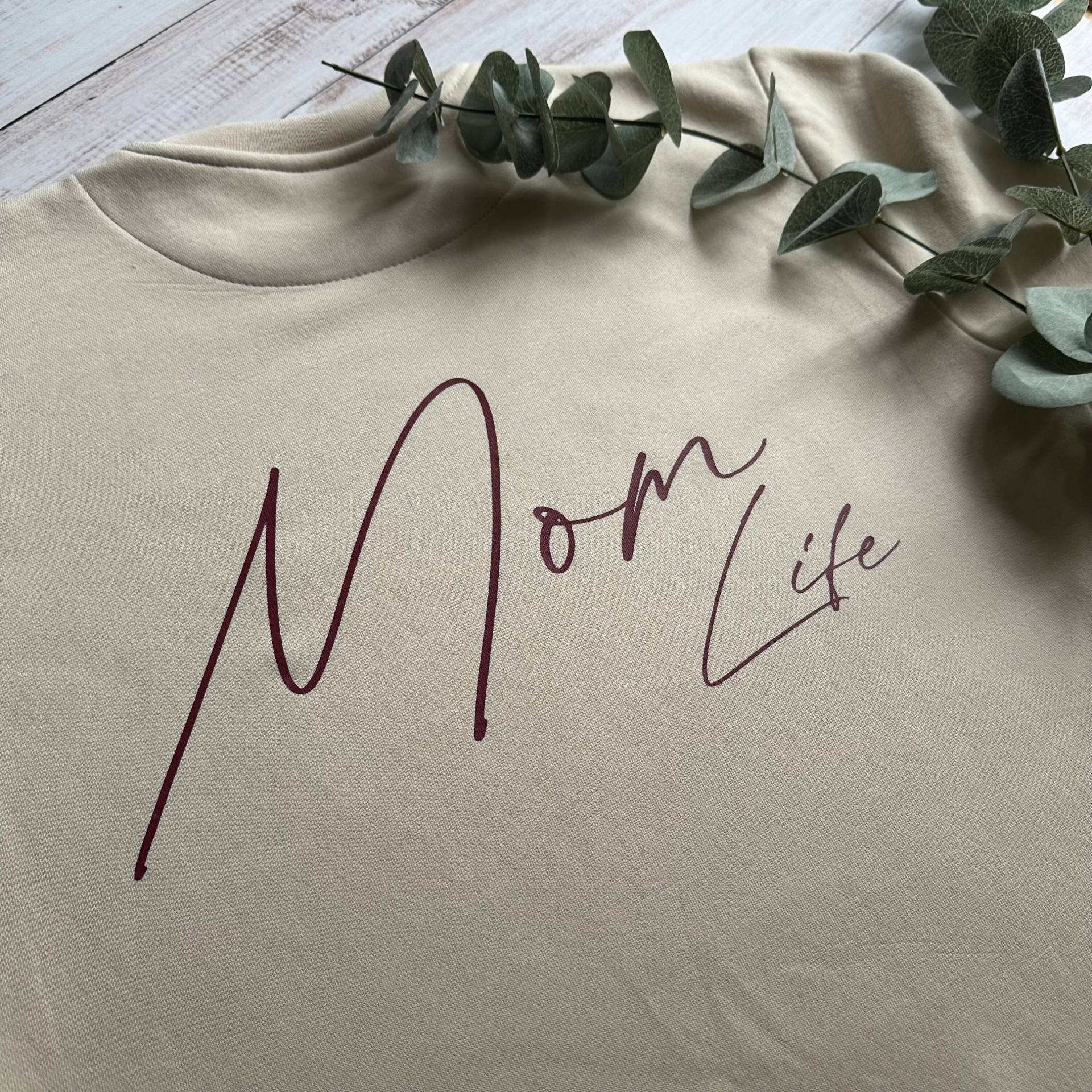 Pullover Unisex Damen Herren Mom Life Dad/Personalisiert Weihnachten Geburt Muttertag Geburtstag von juliatella